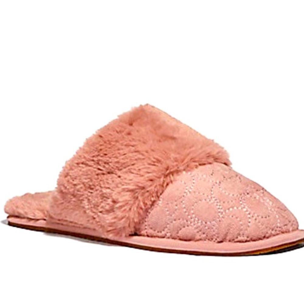 Coach Pink Slippers